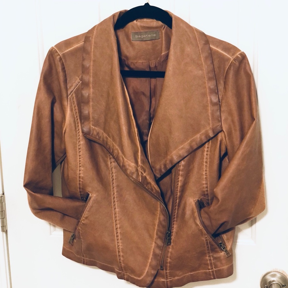 Faux Leather Jacket